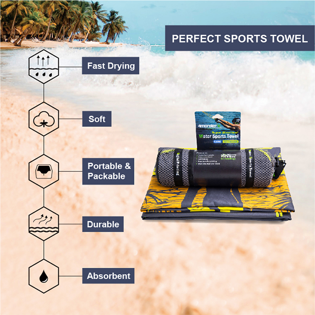 Microfiber Water Sport Towel Oem Factory for Outdoor