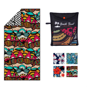 factory stock design sand free microifber beach towel portable