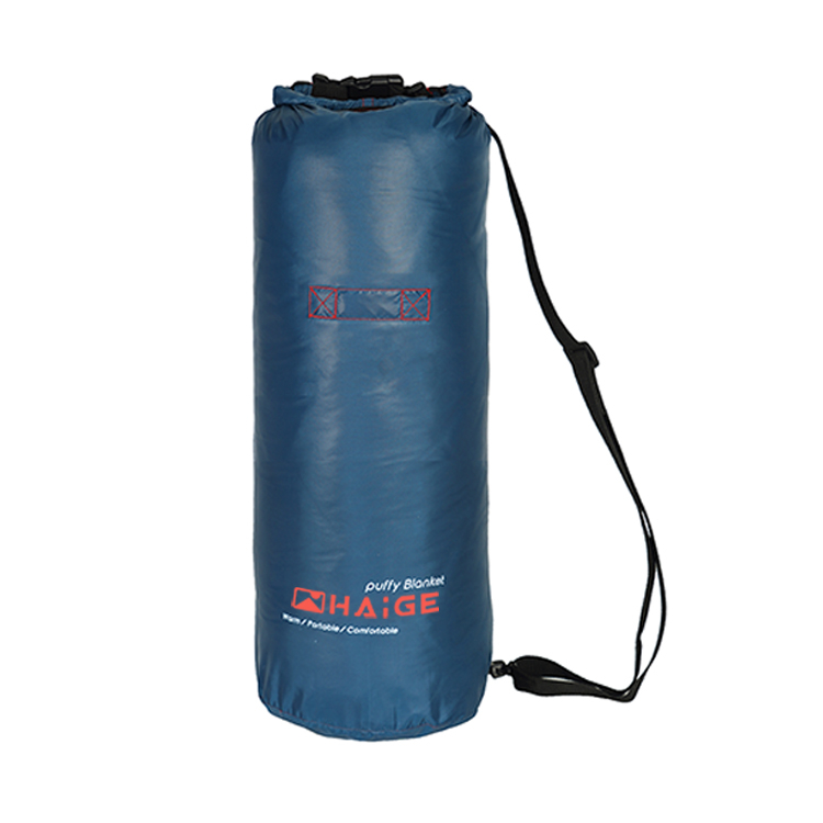 Waterproof Camping Puffy Blanket Synthetic Down Filling 