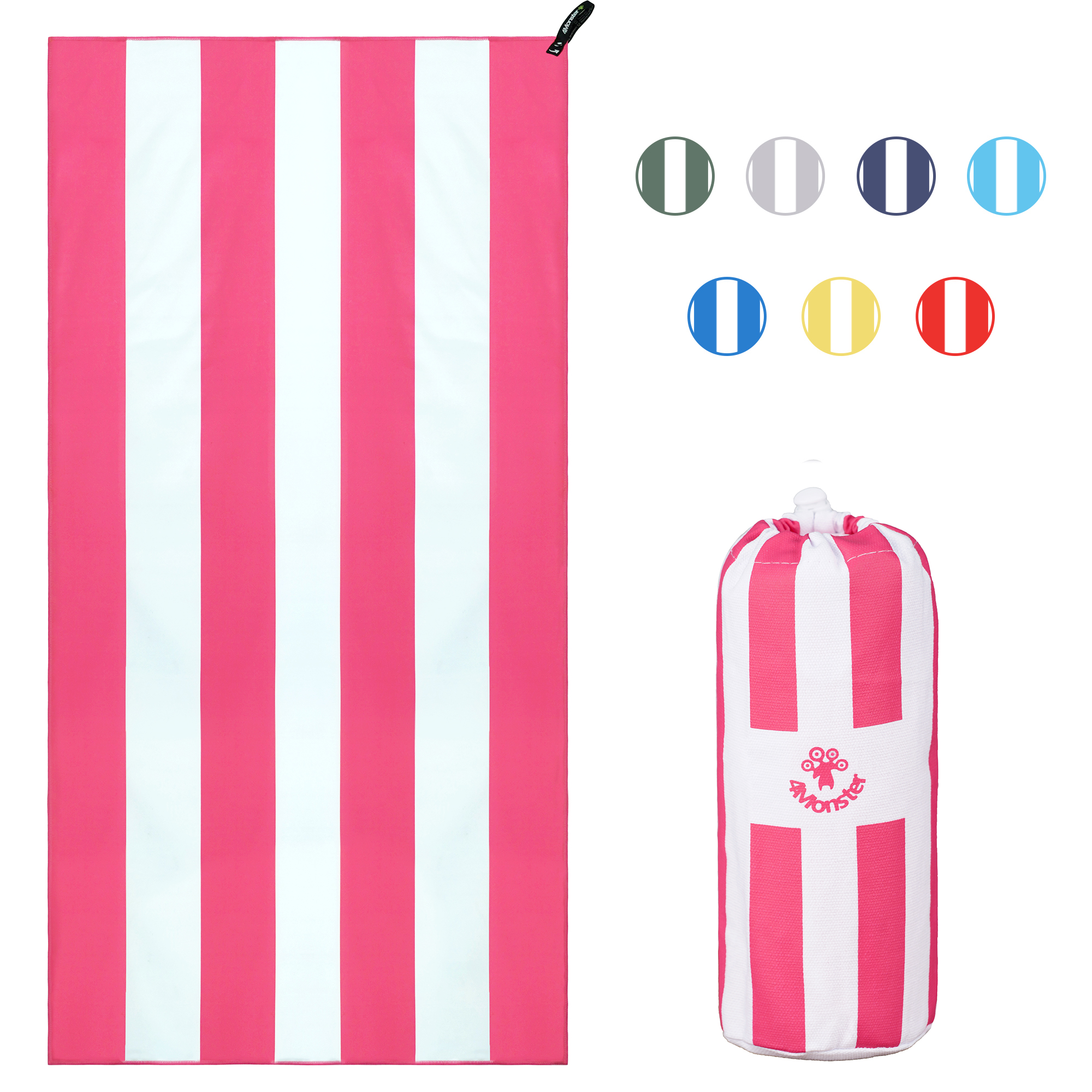 Factory Custom Microfiber Printed Beach Towel Quick Dry Travel Sports Towel