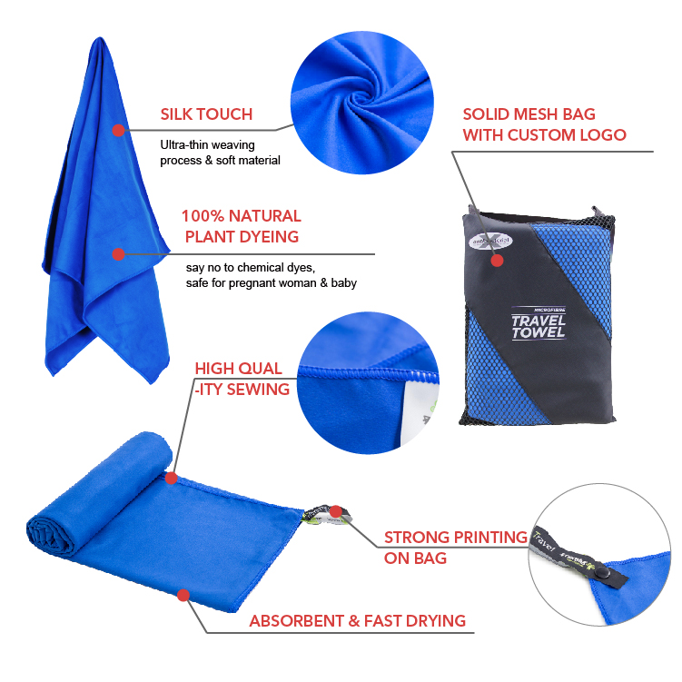 Microfiber Suede Travelling Towel