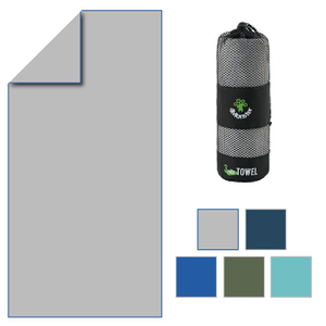 Three-Piece Solid Color Microfiber Beach Towel